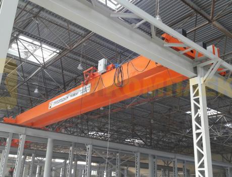 Кран мостовой двухбалочный электрический г/п 1-500 тонн