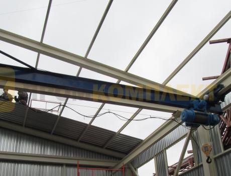 Кран мостовой подвесной электрический г/п 5 тонн