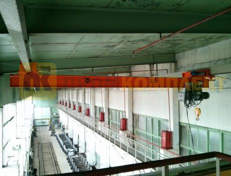 Кран-балка электрическая подвесная г/п 5 тонн пролет 9 м